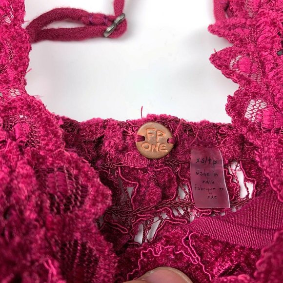 Free People Celine Lace Bralette XS - Picture 6 of 8